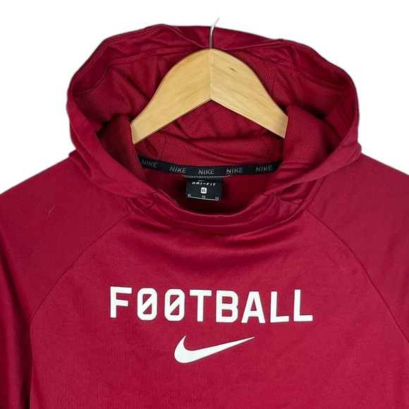 BX1 Boys Nike Dri Fit Football Athletic Performance Hoodie Sweatshirt XL - Picture 2 of 4